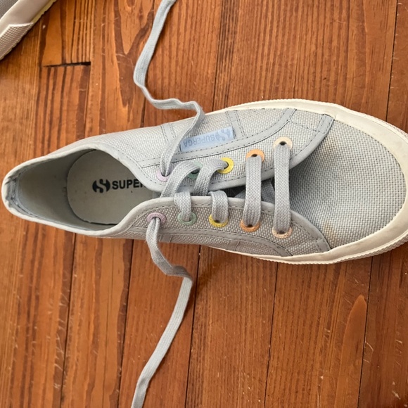 Superga sneakers, light blue canvas, size 38 - Picture 5 of 8